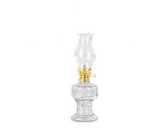 Lampada a olio in vetro con struttura girevole dorata, 21 cm, lampada a petrolio con stoppino in cotone, perfetta per il matrimonio ideale | Oil lamps Perfect for the Wedding day