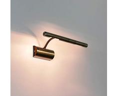 Licht-Erlebnisse Lampada da Quadro in ottone g9-fassung Applique in ottone LAMPADA LUCE RA1/1/722
