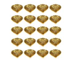 Wonder Care | Lampada a olio in metallo per interni Lampada Diya per la decorazione indiana Pooja | Decorazione per la casa | Regalo di inaugurazione della casa | Decorazione Diwali (Diya-20pc)