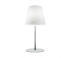 Fontana Arte Amax - Lampada a Stelo per Esterni, Struttura cromata Lucida, Altezza 240 x Diametro 109 cm
