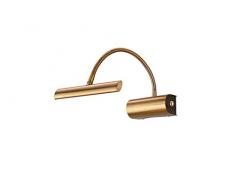Trio 279770104 Curtis Lampada a LED da Parete, in Ottone invecchiato, 4.0 W