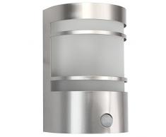 Jago LAMPADA DECORATIVA DA ESTERNO FARETTI APPLIQUE ESTERNO CON SENSORE CLASSE B FINO E