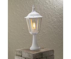 Konstsmide 7214-250 Firenze Lampioncino 23,5x23,5x55 cm (BxPxH), 1 x 100 W, IP43, Colore Bianco opaco