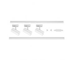 SLV monofase, faretto LED, Lampada da soffitto, Sistema a binari 22,5W 1860lm 36 Gradi 22.5 W, 1Ph NOBLO Spot Set 2700K Bianco