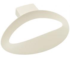 Artemide Mesmeri Halo Lampada da Parete, Alluminio, Bianco, 34 x 22.1 x 7.9 cm, Attacco Lampadina: R7s 118mm
