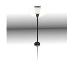 LED Lampada a stelo all' aperto luce Elvis Dissuasore illuminazione giardino H: 100 cm Ø17 cm
