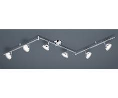 Trio Leuchten Trio 872810606 Bolou Faretto LED, 6x3.8 Watt, Cromo, 150x10x16 cm 3.8 W