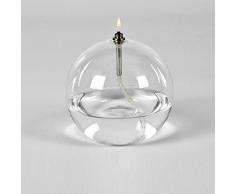 Lampada a olio rotonda in vetro, Vetro, M