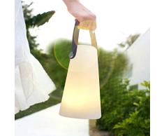 Lampada da Tavolo senza fili 8 colori dimmerabile luce bianca calda RGB LED Impermeabile IP54 per giardino, Hotel, ristoranti, camera da letto, USB Ricaricabile [Classe di efficienza energetica A+++]