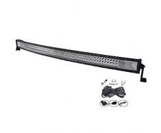 SKYWORLD Barra LED Fuoristrada, Barra Luce a Led 42 pollici 540W Combinazione di Fascio Spot e Fascio Inondazione DC 12V Impermeabile Fari LED Luce da Lavoro Trattore Auto Camion Barca 4x4 ATV