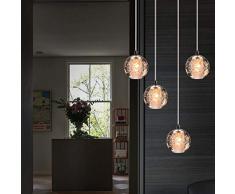 ZYY Lampada da tavolo a sospensione a LED Lampada da tavolo regolabile in altezza Cristallo moderno Lampadario creativo Lampada a sospensione Sala da pranzo Soggiorno Camera da letto vivaio Illuminazi