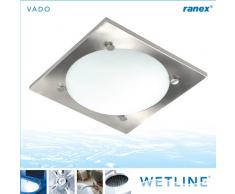 Ranex Lampada per Il Bagno, Acciaio, Argento