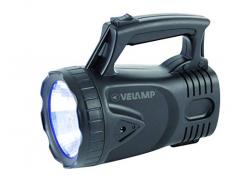 VELAMP ICARO Torcia Lanterna LED 170lumen (3W), Lampada Ricaricabile. Batteria Litio. per Campeggio, Pesca, Trekking, Emergenze, Super Accessoriata 3 W, Antracite