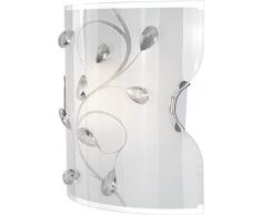 APPLIQUE NICHEL SATINATO, LAMPADINE ESCLUSE: 1xE27 60W Art. 40404W [Cucina]