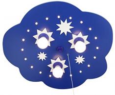 Luce di soffitto del LED blu stelle elobra 124208 Farfalla 3