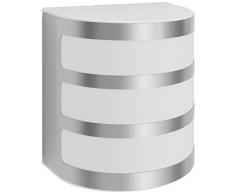Philips Lighting Calgary Lampada da Parete da Esterno, LED, Acciaio Inox