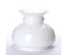 Lampada a cherosene Vesta in molte misure Paralume in vetro Petro lampada a petrolio in vetro cherosene opalino bianco (diametro inferiore: 150mm)