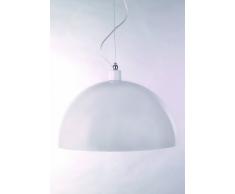 Aluminor DOME RS B - Lampadario a sospensione, 40 W E27, colore: bianco