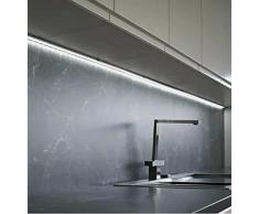 TECNO &LED®- BARRA LED SOTTOPENSILE DIMMERABILE SU MISURA CON CHIP LED SAMSUNG BIANCO CALDO 3000K (200 CM)