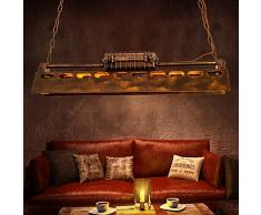 KJLARS Vintage Lampade a sospensione Industriale Retro Lampadario Plafoniere Pendente (4 X E27)