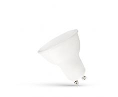 Spectrum 10 pezzi 6 W GU10 LED 430LM ( W equivalente) bianco caldo (2700 – 3200 K) Angolo a fascio largo (120 gradi) eco-friendly e risparmio energetico faretto LED Lampadina