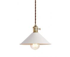 Vintage lampadario creative industriale retrò lampadario creativo vintage lampada stile contemporaneo bar ristoranti coffee shop club decorazione 。 (bianco)