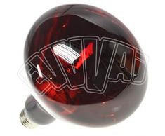 150W LAMPADA INFRAROSSI PER RIFLETTORE ROSSA E27 / RISCALDAMENTO PULCINI ANIMALI