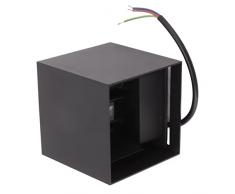 CUTULAMO Wall Washer Light, Applique da parete per recinzione Square LED bianco caldo a risparmio energetico per corridoio