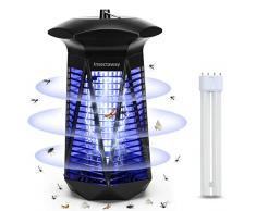 Insectaway Lampada Antizanzare Elettrica Taglia XL, Zanzariera Elettrica UV 18W, Ammazza Zanzare Elettrico 4200V, Lampada Zanzare Trappole Zanzare Insetticida, Area di copertura effettiva di 90 ㎡