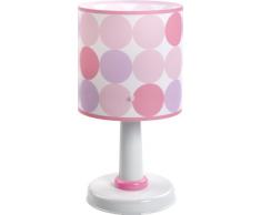 Dalber - Lampada da comodino, colore: rosa