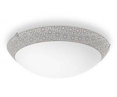 Philips Ballan Lampada da Parete, e/o Soffitto LED, Fiori, 22W, Diametro 40 cm, Bronzo
