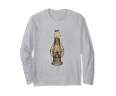 Lanterna a olio di carbone vintage con uno stile retrò Maglia a Manica