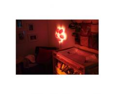 SMILA BLOMMA applique, rose clair, Profondeur : 7,5 cm Diamètre : 34 cm-Longueur de câble : 2.5 m, donne une douce ambiance light.Suitable pour une utilisation avec une ampoule à économie d'énergie produisant une faible chaleur.