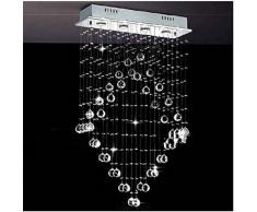 Gowe W16 lampadine LED 4 * 3 W L45 * * H80 CM lampadario di cristallo lampadario a goccia da appendere a sospensione illuminazione 110 V/240 V