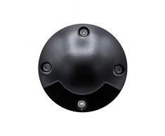 LineteckLED -FE25-3W-1- Faretto LED COB 3W Calpestabile da Incasso Rotondo Nero Fascio Mono Luce - Bianco Naturale