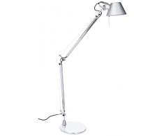 Artemide A001000, Tavolo Tolomeo, Alluminio, Potenza massima: 100W, Grigio