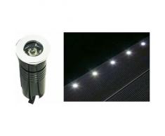 FARETTO LUCE FREDDA LED 3W SEGNAPASSO SEGNAPASSI CALPESTABILE ESTERNO INTERNO