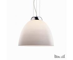 Ideal Lux Tolomeo SP1 D40 Bianco Lampada a sospensione E27, 400 x 1050 cm