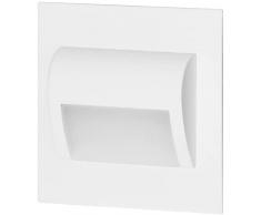 ADVITI OS-6164L6 Faretto Segnapasso - Metodo di Montaggio Innovativo - 12VDC, 30lm, 6000K, 1.5W (Bianco)