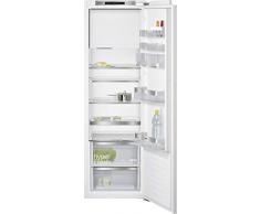 Siemens KI82LADF0 iQ500 - Frigorifero da incasso con congelatore, F, 222 kWh/anno, 286 l, hyperFresh Plus, illuminazione a LED, superCooling, cerniere piatte