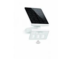 Steinel Luce solare led per esterno XSolar L-S - Angolo rilevamento 140°, raggio d'azione 8 m - Lampada solare per giardino, terrazza e muro esterno, A++ - Bianco