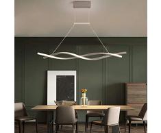 Plafoniera a LED Soggiorno Sala da pranzo Lampadari Dimmerabile Lampada LED soffitto Moderna Chic Design Lampada a Sospensione con telecomando Cucina acrilica Camera da Letto per ufficio Lampade