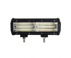 SKYWORLD Barra luminosa a LED, 9 pollici 22.9 cm 270W 9D fila quadrupla barra di inondazione LED Light Bar Driving Offroad Offroad Lights per ATV UTV SUV