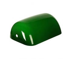Newrays Coperchio Della Lampada di Ricambio Per Banchi di Vetro Per La Lampada da Tavolo (verde)