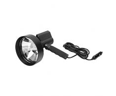Potente 55W 4000LM HID Xenon Faretto da Caccia Outdoor 12-24V Torcia Portatile Impermeabile Spot Beam Per Caccia Nautica Campeggio Agricoltura Pattugliamento Pesca(5in)