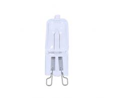 Lampadina alogena 10PCS G9 40W JCD Bi-Pin per lampadari, pendenti, luci per armadietti, lampadine a sospensione a sospensione