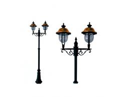 LAMPIONE PIANTANA LANTERNA LAMPADA LUME VERONA ILLUMINAZIONE ARREDO GIARDINO