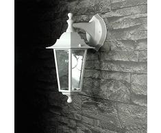 Lanterna per esterni in stile rustico, E27, max 60 Watt, 16,8 cm, 2A2AD2E4C5, bianco, E27