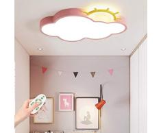 Lampada Da Soffitto A LED Per Bambini Dimmerabile 40W Metallo Arcobaleno E Nuvole Bianche Design Plafoniera Lampada Per Bambini Telecomando Moderna Per Sala Da Pranzo Da Letto Lampada A Sospensione