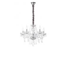 Lampadario Classico Contemporaneo In Cristallo 5 Luci Venezia 6816TR